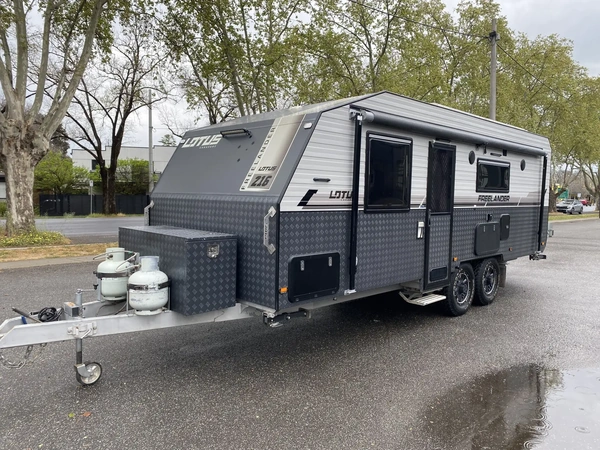 Used Lotus Caravans Freeland 21'6 Full Ensuite Solar Panels