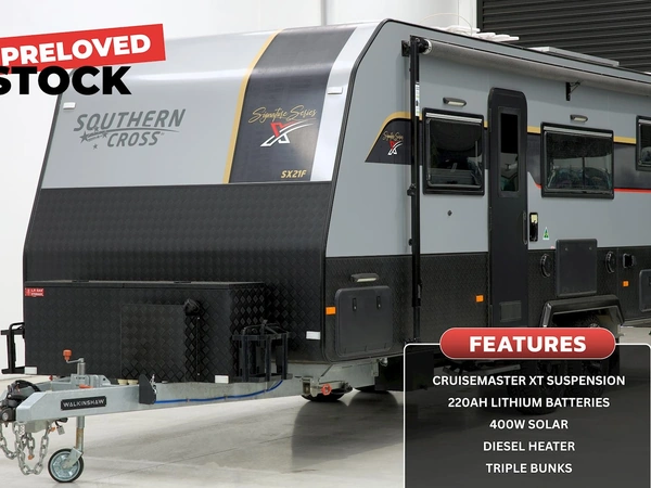 2024 Southern Cross Caravans Signature 21' Off Road Solar Lithium Full Ensuite