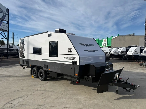 Dreamhaven Caravans 20 Series Super X 27'1 Off Road Air Conditioner Solar Panels