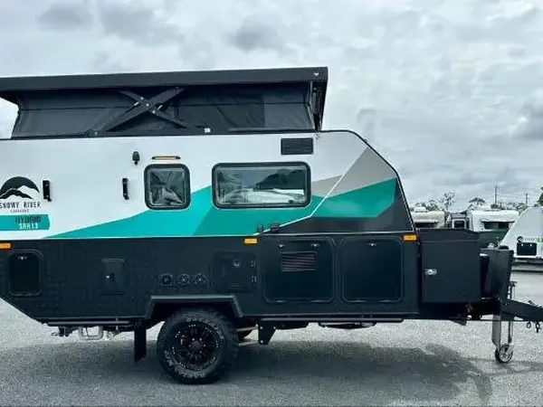 2026 Snowy River Caravans SRH13 13' Hybrid Solar Lithium Full Ensuite