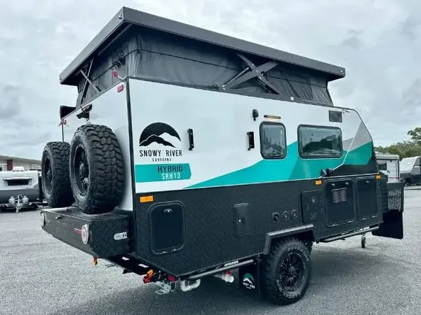 2026 Snowy River Caravans SRH13 13' Hybrid Solar Lithium Full Ensuite