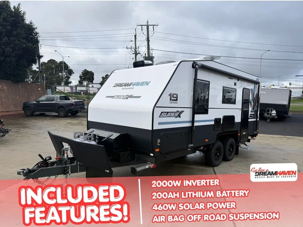 Crusader Caravans SuperX 25'7 Touring Solar Panels Full Ensuite