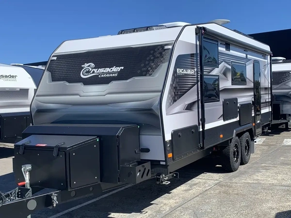 2025 Crusader Caravans Excalibur Serenity 22' Luxury Solar Panels Full Ensuite