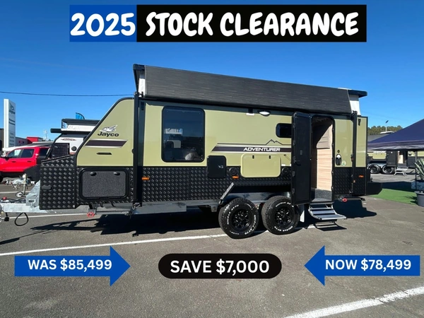 2025 Jayco Caravans Adventurer 17.55-8 Pop Top Slide Out Kitchen