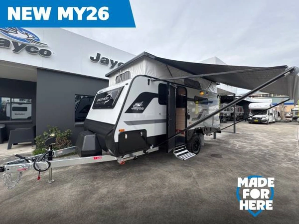 2026 Jayco Caravans Discovery 16'8 Pop Top Lithium Battery Solar Panels