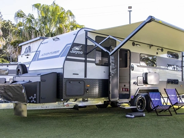 2026 Jayco Caravans Adventurer 22'7 Family Full Ensuite Slide Out Kitchen