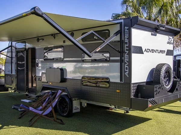 2026 Jayco Caravans Adventurer 22'7 Family Full Ensuite Slide Out Kitchen