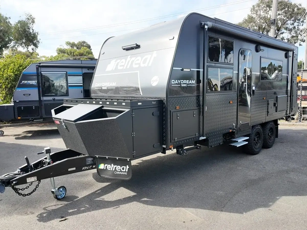 2025 Retreat Caravans Daydream 29'6 Off Road Lithium Battery Ceramic Cassette Toilet