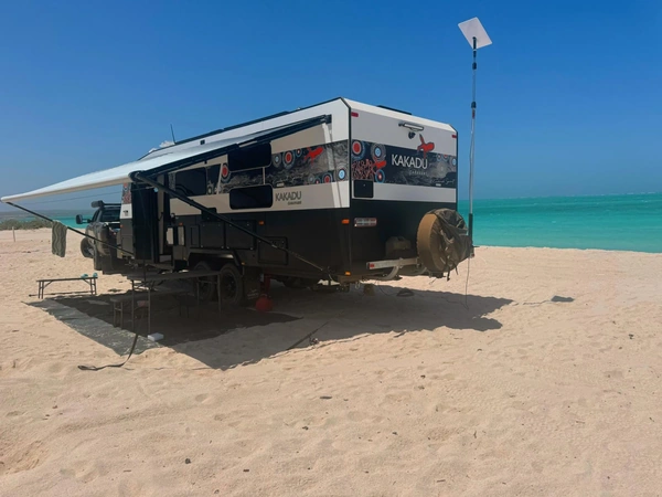 2023 Kakadu Caravans Kindred Spirit Quad Bunk Van 23'6 Off Road Family