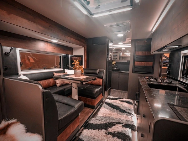 2026 Legend Caravans Tycoon Slider 23' Luxury Solar Lithium Full Ensuite