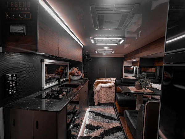 2026 Legend Caravans Tycoon Slider 23' Luxury Solar Lithium Full Ensuite