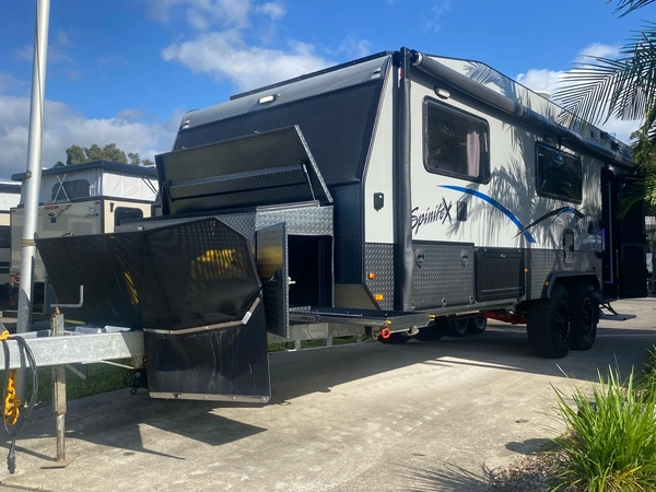2022 Spinifex Caravans Nomadix Premier Off Road Lithium Battery Solar Panels Diesel Heater