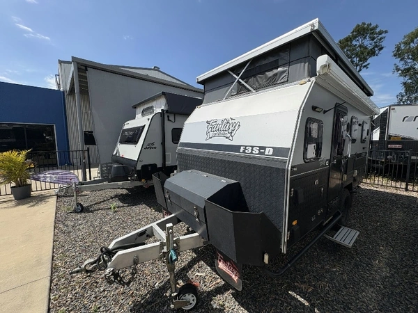 2022 Fantasy Caravans F Series Pop Top Solar Electric Awning