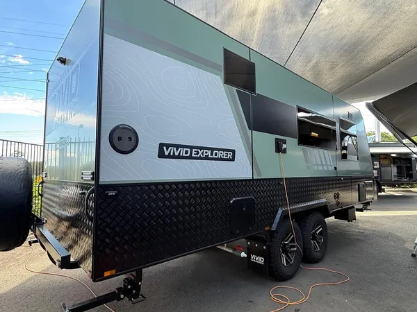 2026 Vivid Caravans Explorer 21' Off Road Solar Lithium Diesel Heater