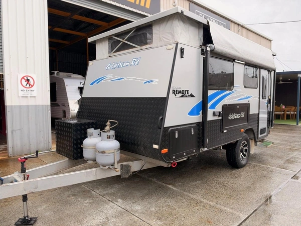 2020 Goldstream RV 1500 RKST 14' Pop Top Diesel Heater Shower Toilet