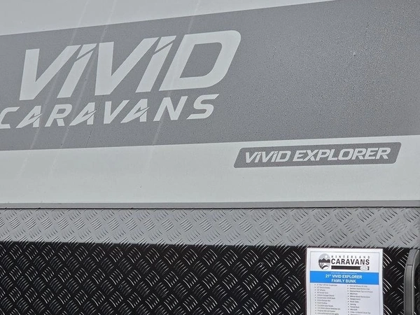2026 Vivid Caravans Explorer 21' Off Road Air Conditioner Dual Axle