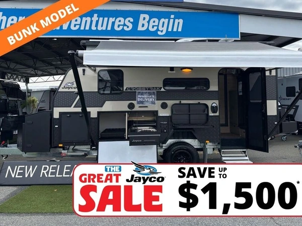 2026 Jayco Caravans Crosstrak Hybrid Pop Top Solar Panels Lithium Battery
