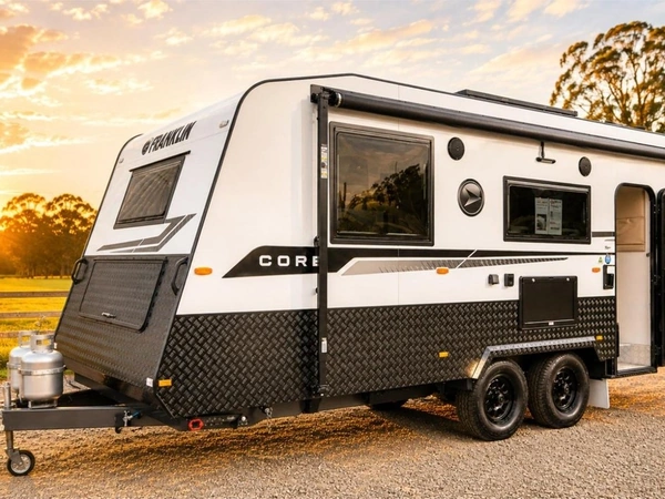 2026 Franklin Caravans Core 206 20'8 Touring Solar Panels Washing Machine