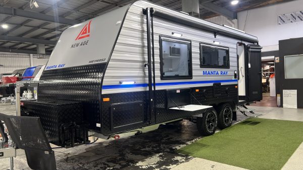 2023 New Age Caravans 19ft manta ray 19' Tandem Axle Queen Bed Ensuite