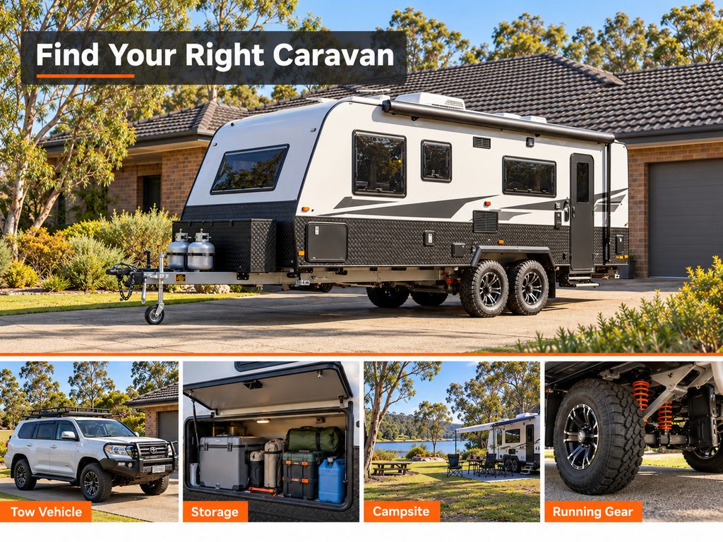 Australian Caravan Guide, Four Views