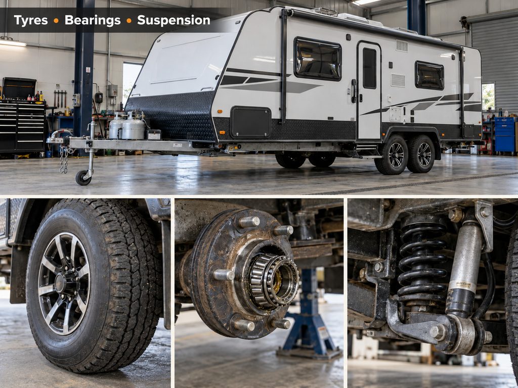Caravan maintenance_ tyres, bearings, suspension