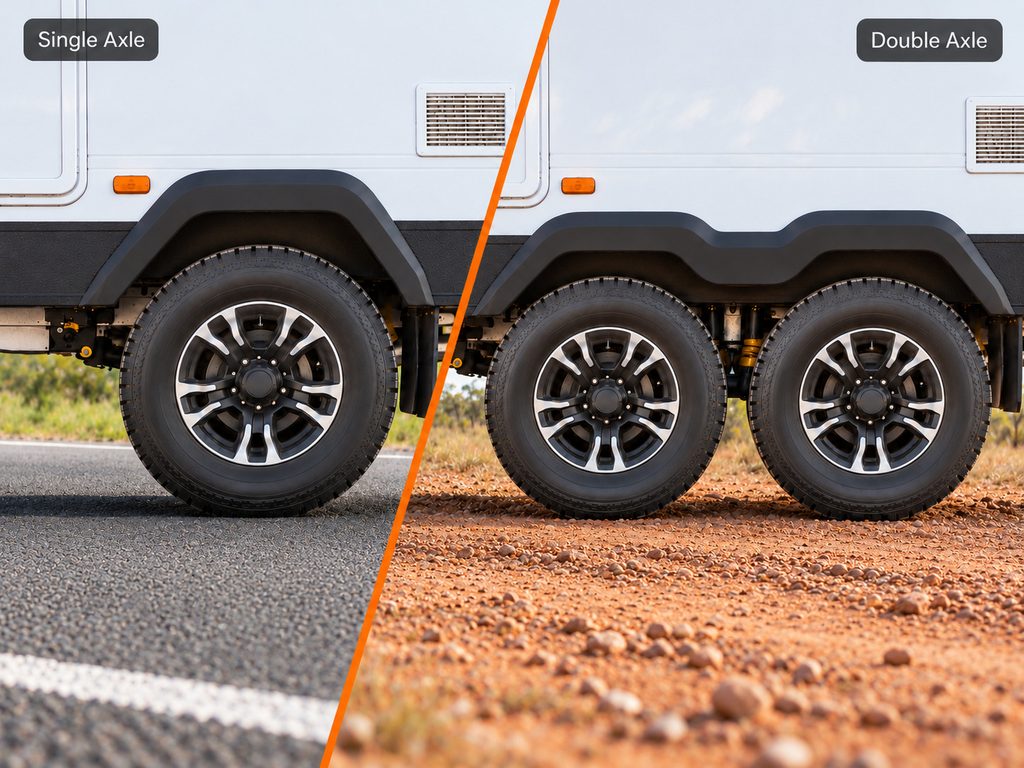Single Axle Caravan